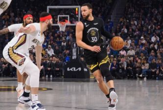 NBA-库里39+8+8克莱刷新三分纪录 勇士120-109逆转鹈鹕赢下卡位战