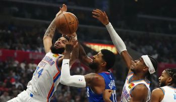 NBA-乔治砍赛季新高38分哈登16+8 快船128-117送雷霆2连败