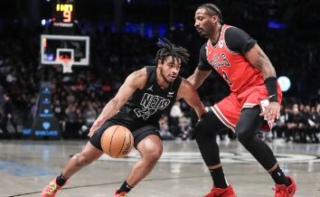 NBA-德罗赞空砍31分托马斯28分 大桥25分 篮网125-108击败公牛