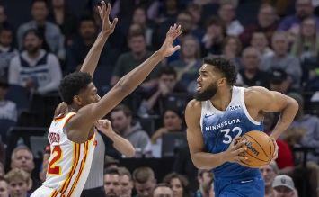 NBA-唐斯复出11分戈贝尔砍25+19 森林狼109-106险胜老鹰暂列西部第2