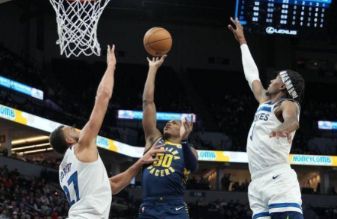 NBA-拉塞尔28分哈利伯顿空砍26+15 戈贝尔16+20 森林狼121-115胜步行者