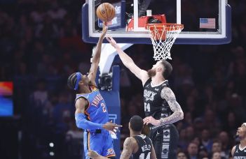 NBA-亚历山大26+6文班亚马缺阵 吉迪20+12 雷霆127-89大胜马刺