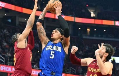 NBA-状元29+8米切尔14分 骑士103-93送魔术五连败