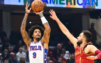 NBA-乌布雷24分米切尔空砍36分 76人123-121终结骑士9连胜