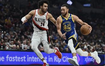 NBA-库里22+7+8克莱追梦轮休 勇士100-92力擒开拓者迎3连胜