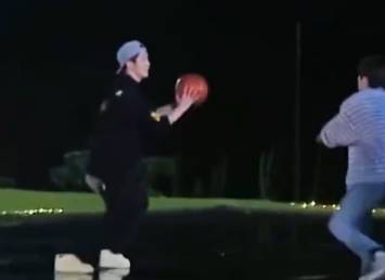 出手柔和！鹿晗这打球什么水平？