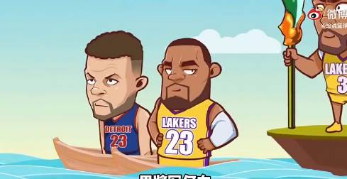 NBA搞笑漫画：詹詹大意两连败 阿库无汤四个菜